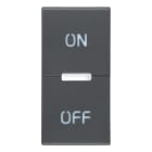 VIMAR - TASTO 1M SIMBOLI ON E OFF GRIGIO