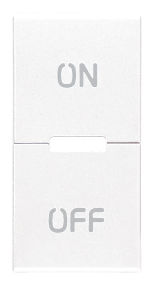 VIMAR - TASTO 1M SIMBOLI ON E OFF BIANCO