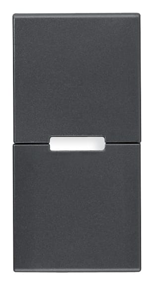 VIMAR - TASTO 1M NEUTRO PULS. BASCULANTI GRIGIO