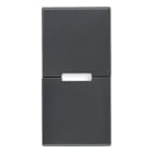 VIMAR - TASTO 1M NEUTRO PULS. BASCULANTI GRIGIO