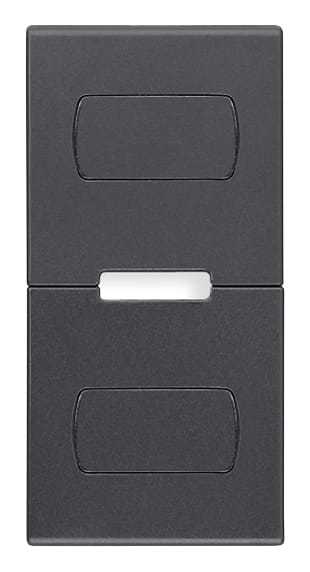 VIMAR - TASTO 1M PERS. PULSANTI BASCUL. GRIGIO