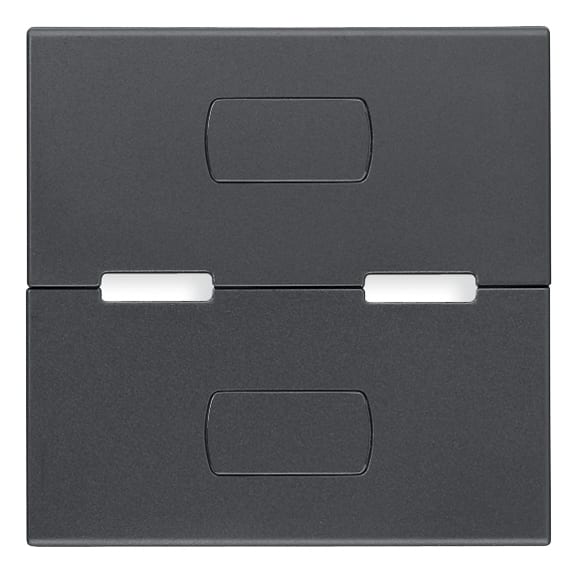 VIMAR - TASTO 2M PERS. PULSANTI BASCUL. GRIGIO