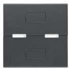 VIMAR - TASTO 2M PERS. PULSANTI BASCUL. GRIGIO