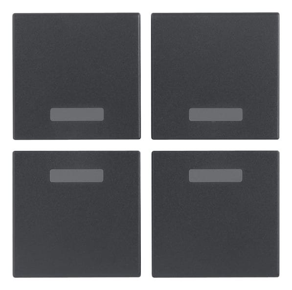 VIMAR - QUATTRO MEZZI TASTI 1M NEUTRI GRIGIO