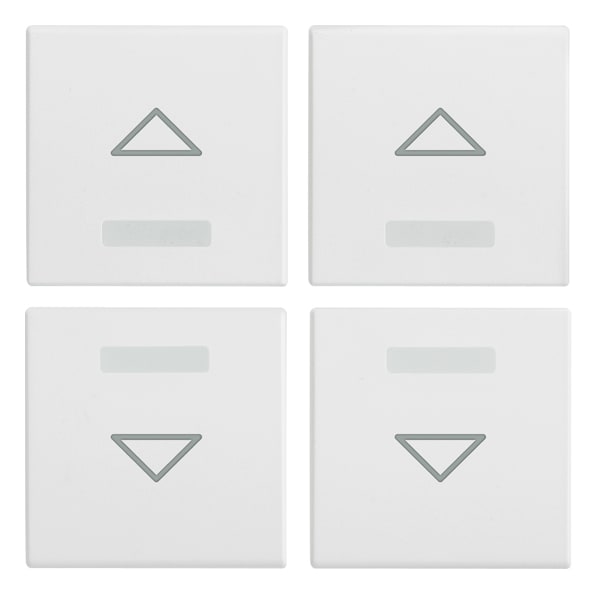 VIMAR - QUATTRO MEZZI TASTI 1M FRECCIA BIANCO