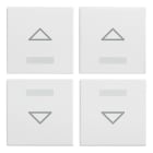 VIMAR - QUATTRO MEZZI TASTI 1M FRECCIA BIANCO