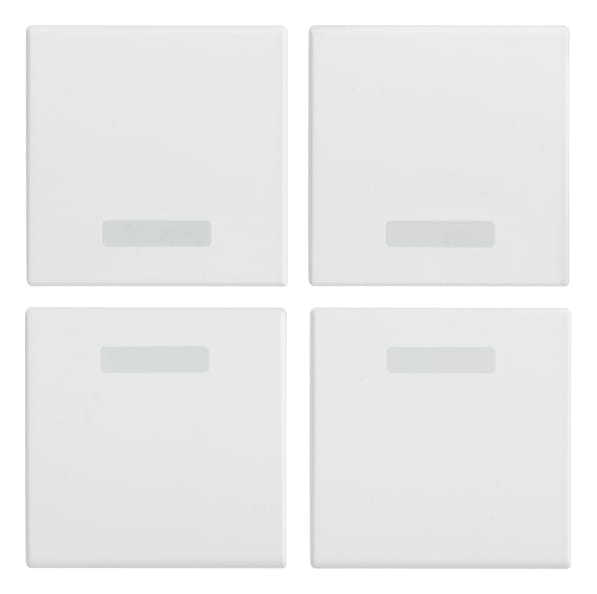 VIMAR - QUATTRO MEZZI TASTI 1M NEUTRI BIANCO