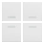 VIMAR - QUATTRO MEZZI TASTI 1M NEUTRI BIANCO