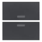 VIMAR - DUE MEZZI TASTI 2M NEUTRI GRIGIO