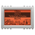 VIMAR - Centrale touch screen 3M Next, ricambio centrale di controllo domotica, monocromatico, 1 ingresso sensore temperatura, accessori V51923 e V51921.