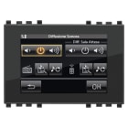 VIMAR - Touch Screen Colori 3M Full Flat Grigio - Ricambio per Controllo Domotica con Sensore di Temperatura