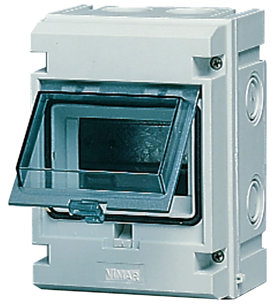 VIMAR - CENTRALINO PARETE 5M IP55 +PT GRIGIO