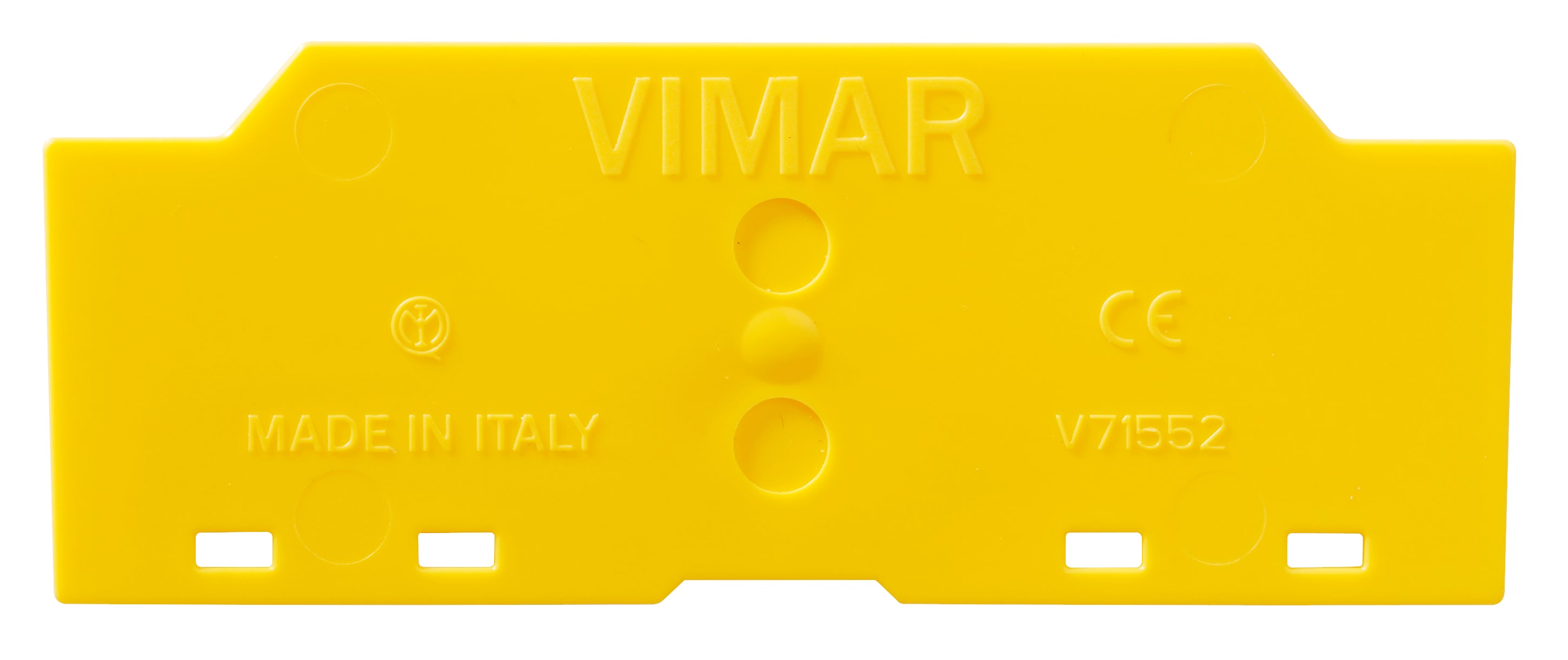 VIMAR - Separatore per scatole 8M giallo orizzontale da incasso V71318 e V71718 - Vani elettricamente separati