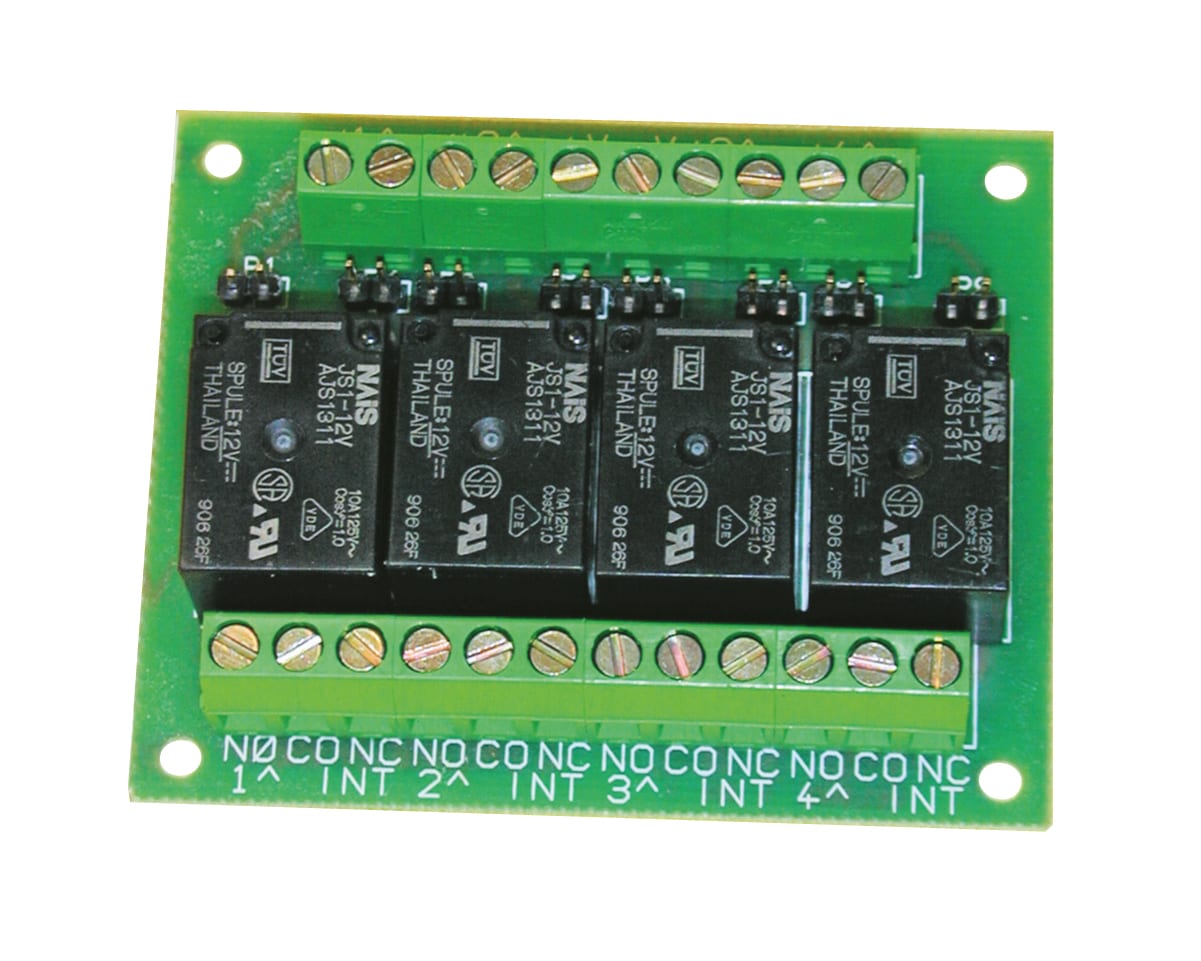 VIMO ELETTRONICA - CIRCUITO 4 RELE' 13.8VCC 10A 1 SCAMBIO L