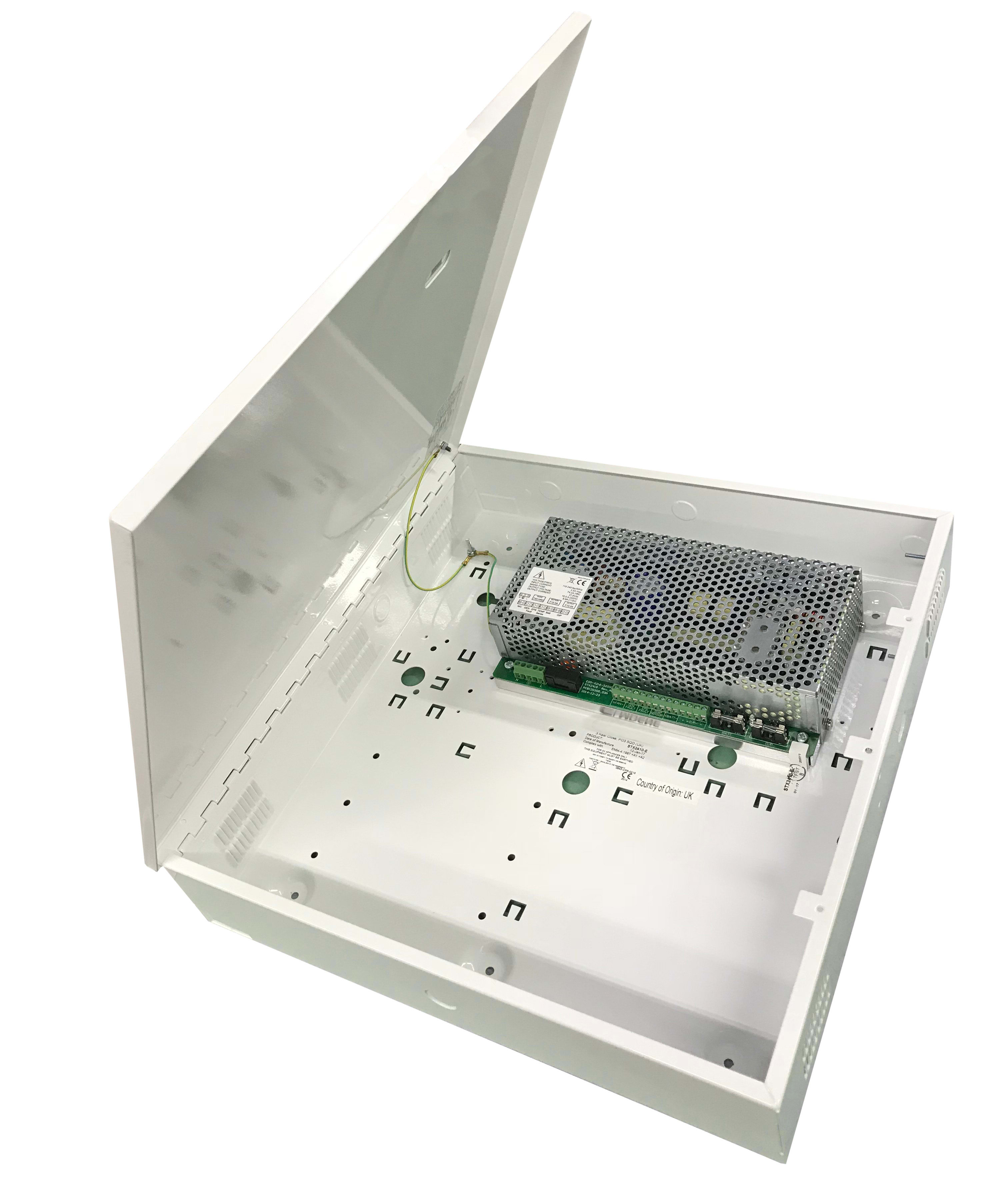 VIMO ELETTRONICA - Gruppo di alimentazione da 24V 10A EN54-4 armadio 2 x12V24Ah