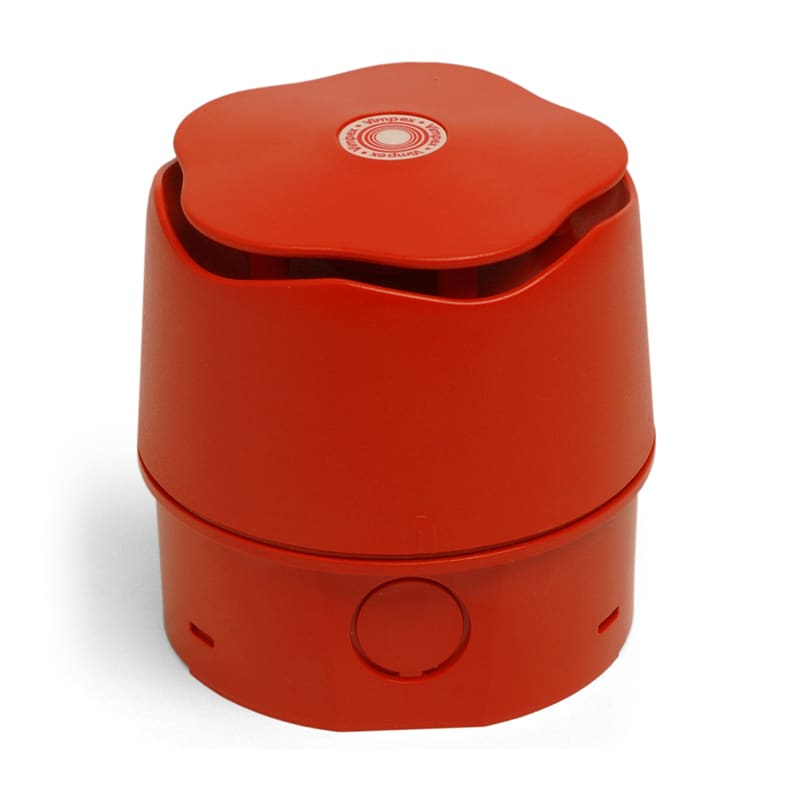 VIMO ELETTRONICA - Sirena elettronica Rossa base  Bassa IP45