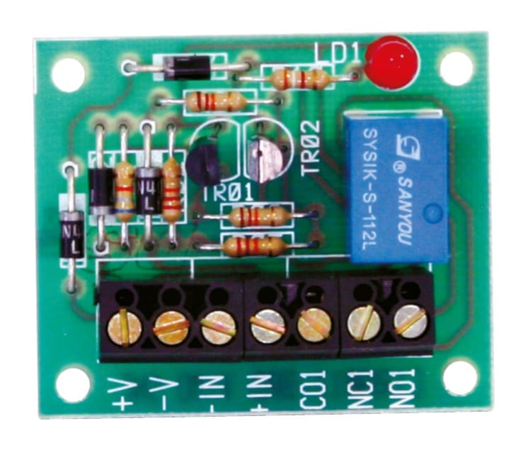 VIMO ELETTRONICA - Scheda interfaccia 1 relè 12V 3A amplificata in corrente