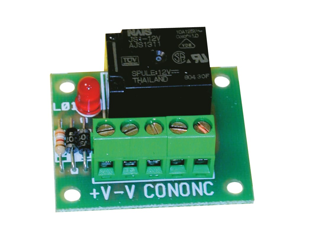 VIMO ELETTRONICA - Scheda interfaccia relè 24V 10A con led di funzionamento