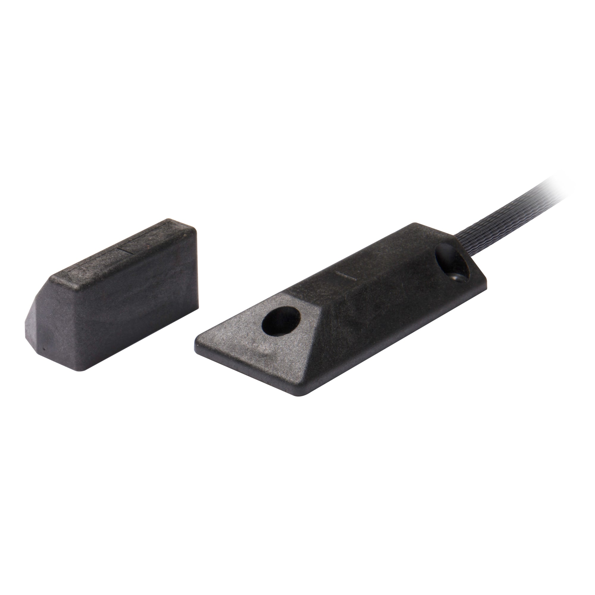 VIMO ELETTRONICA - Contatto magnetico policarbonato nero per porte basculanti. Guaina IMQ G.2 Cl.IV