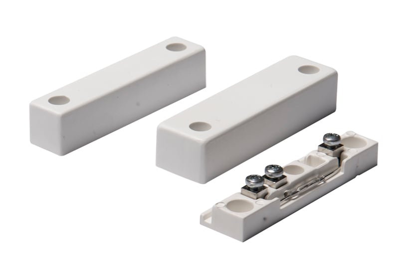 VIMO ELETTRONICA - Contatto con terminali a vite protetti ABS bianco