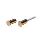 VIMO ELETTRONICA - Contatto  incasso in ottone mini Ø 7,5mm  superfici non ferrose. IMQ G.2 Cl.IV. Cavo 3m
