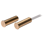 VIMO ELETTRONICA - Contatto incasso ottone Ø10mm portata 20mm superfici non ferrose. Cavo 1m  IMQ G.2 Cl.IV