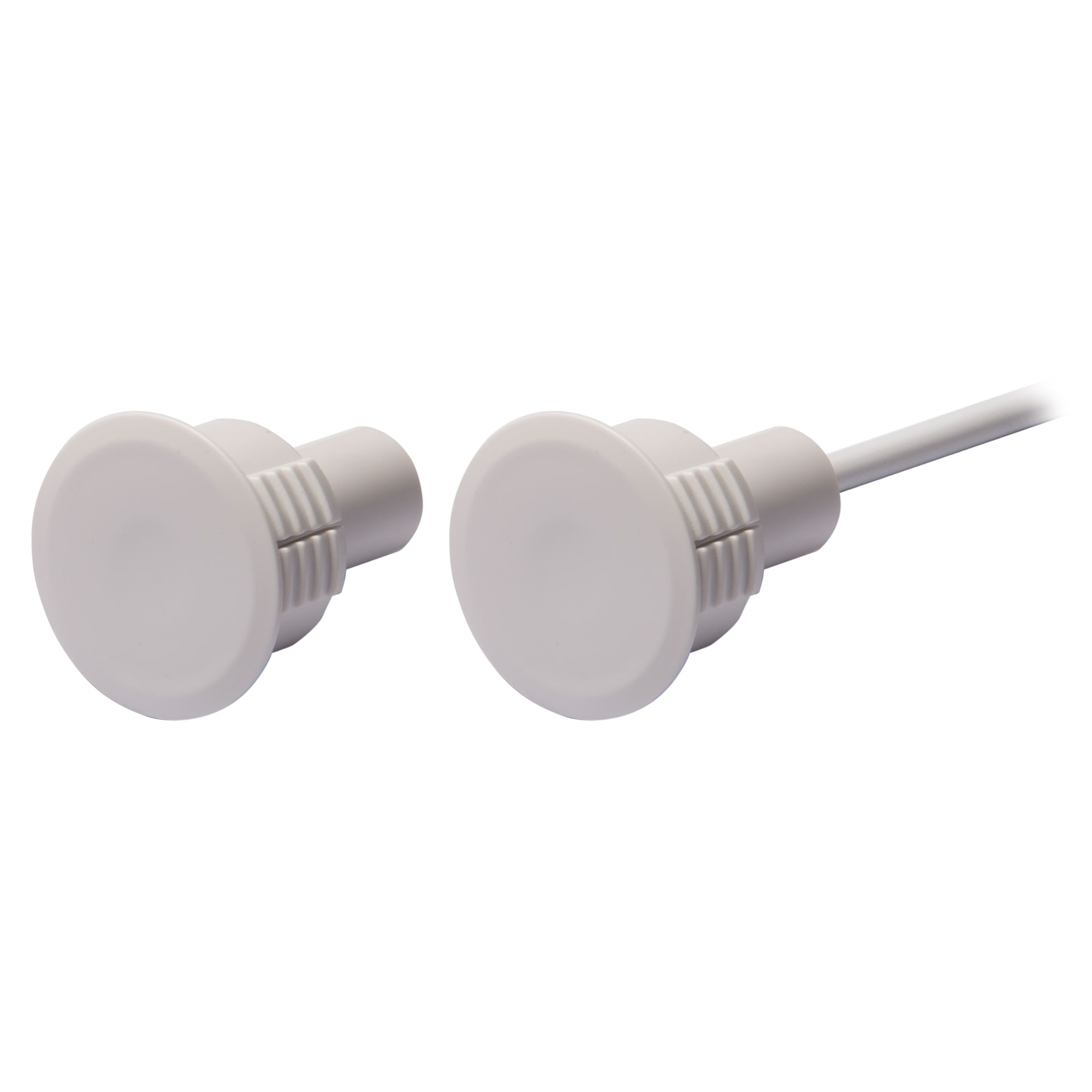 VIMO ELETTRONICA - Contatto ABS bianco incasso porte in ferro.Cavo 4p. 1m. Certif.grado.2 Cl.IV