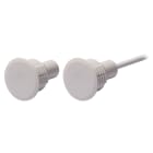 VIMO ELETTRONICA - Contatto ABS bianco incasso porte in ferro.Cavo 4p. 1m. Certif.grado.2 Cl.IV