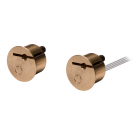 VIMO ELETTRONICA - Contatto  incasso porte ferro  in ottone scambio NA/NC Ø20 mm cavo 5 p. 1m.