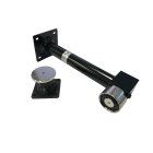 VIMO ELETTRONICA - Elettromagnete con portata 50 Kg per porte tagliafuoco con staffa da parete/pavimento 30 cm