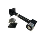 VIMO ELETTRONICA - Elettromagnete con portata 100 Kg per porte tagliafuoco con staffa da parete/pavimento 30 cm