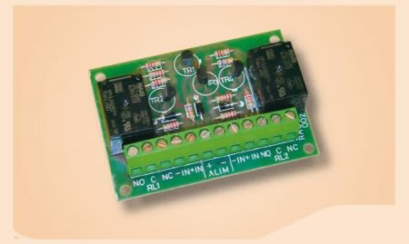 VIMO ELETTRONICA - CIRCUITO 2 RELE'13.8VCC 10 A COM. AMPLI