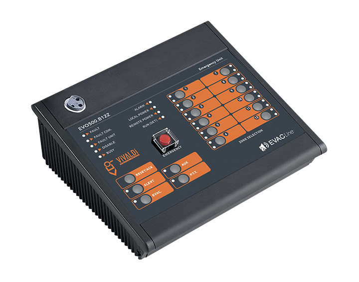 VIVALDI - VIVALDI EN54_BASE MICRO 12 ZONE EVO500.B12Z