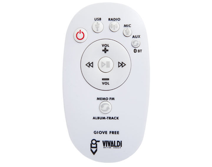 VIVALDI - VIVALDI GIOVE_TELECOMANDO IR (FREE) WHIT