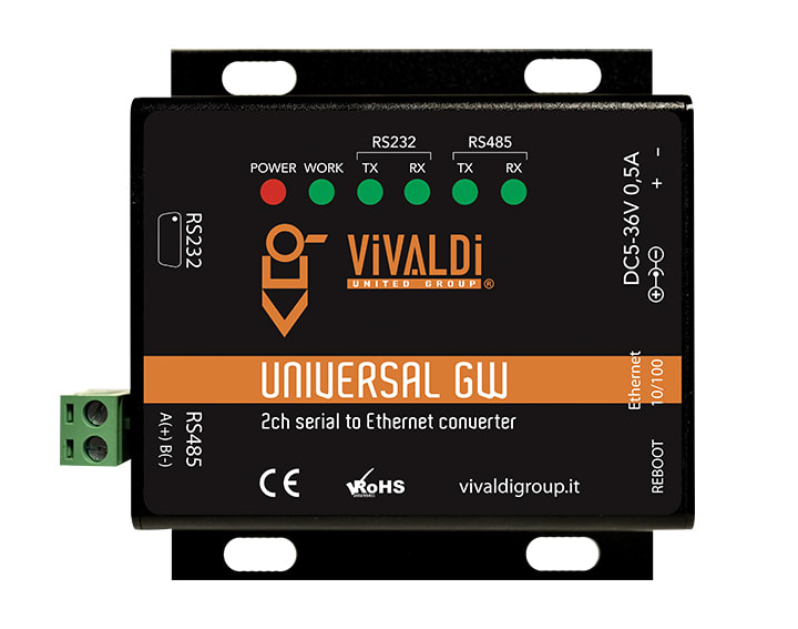 VIVALDI - VIVALDI GIOVE_GATEWAY RS485/RS232>LAN