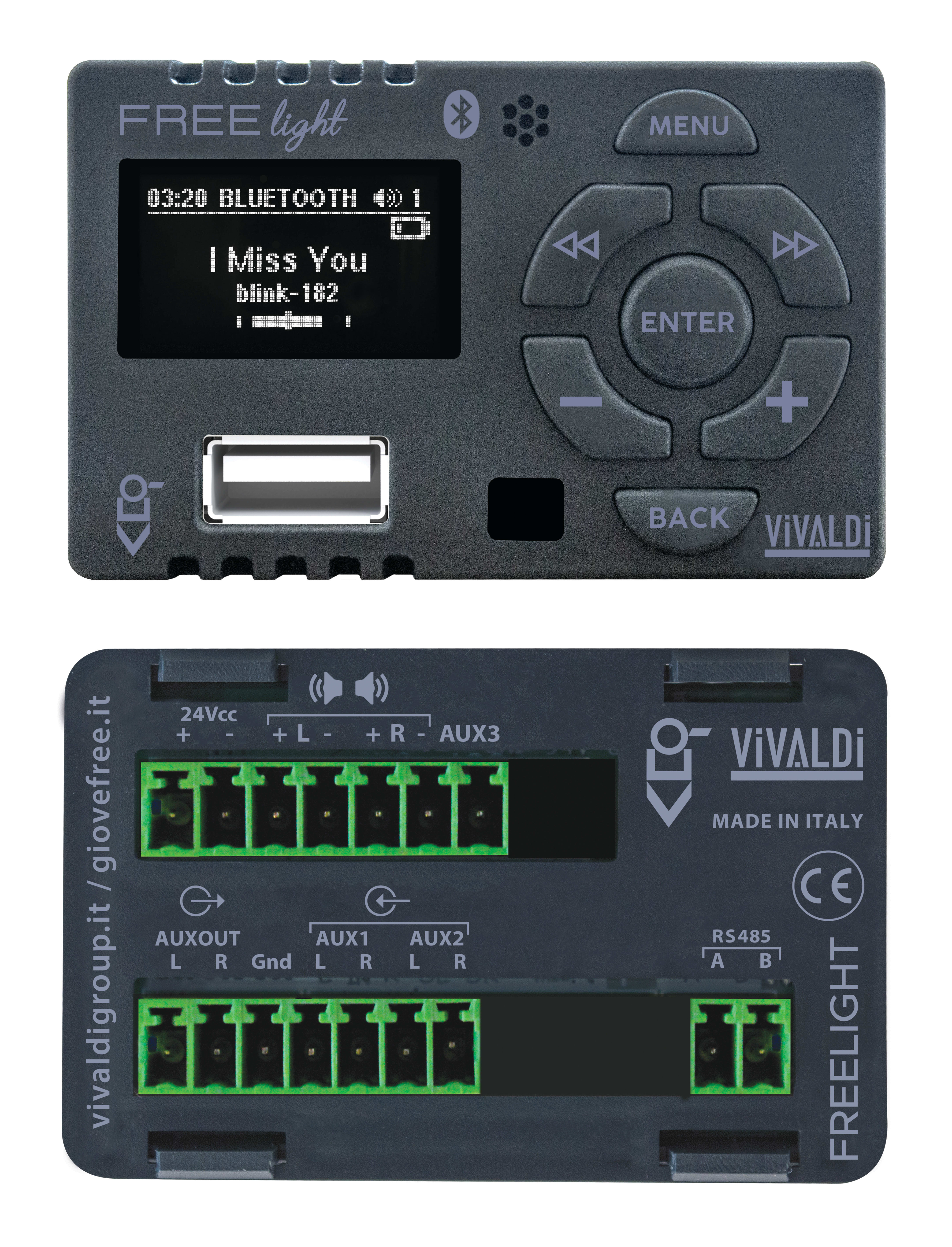 VIVALDI - VIVALDI GIOVE_HIFI 25+25W USB + BT, BLAC