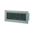 VORTICE - Bocchetta in alluminio rettangolare 500x200 con serranda, doppio filare alette regolabili per condotti quadrati, rettangolari o circolari.