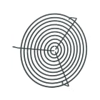 VORTICE - CA-G 125 griglia di protezione da applicare sul lato di aspirazione per proteggere le parti in movimento in posizione accessibile.