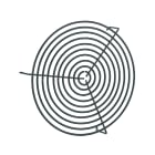 VORTICE - CA-G 160 griglia di protezione da applicare sul lato di aspirazione per proteggere le parti in movimento in posizione accessibile.