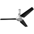 VORTICE - Nordik air design 140-17 bianco ventilatori da soffitto reversibili con pale in fibra di carbonio motore silenzioso LED regolabili telecomando.
