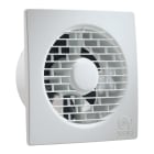 VORTICE - MF 100/4 aspiratori elicoidali da muro in resina plastica UV resistente, diametro 100 mm, motore protetto, portata 85 m3/h, valvola anti-ritorno.