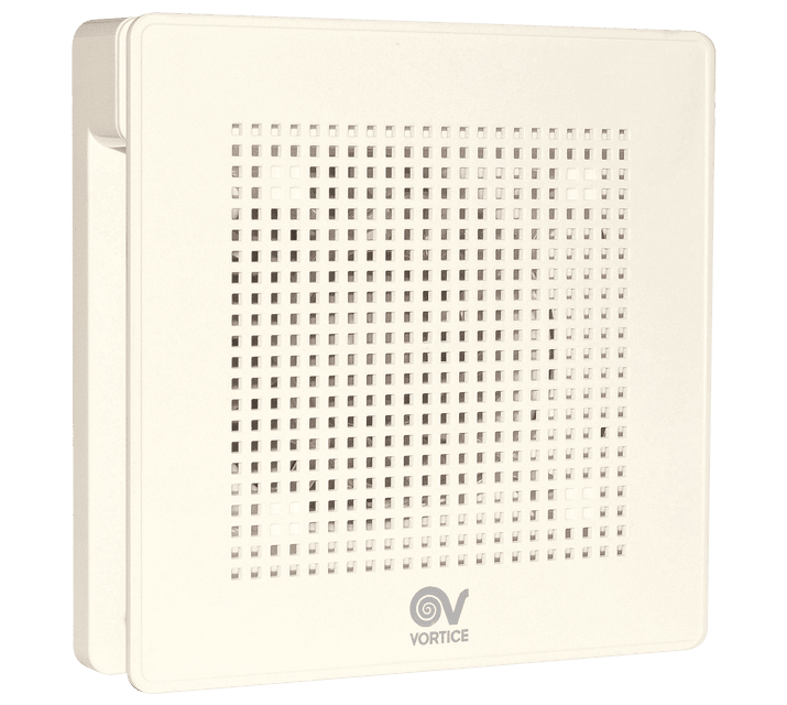 VORTICE - ME 100/4 LL aspiratori elicoidali da muro in resina plastica bianca UV resistant, diametro 100 mm, motore protetto, 2 velocità, portata 65-95 m3/h.