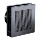 VORTICE - Aspiratori elicoidali da muro in resina plastica oro nero, diametro 100 mm, motore protetto, 2 velocità, portata 65-95 m3/h, timer, valvola.