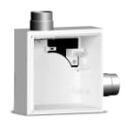 VORTICE - QE-B I K90 S 2R aspiratori centrifughi da condotto con scatola refrattaria, bocchetta in acciaio, valvola certificata, diametro 80 mm.