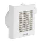 VORTICE - M 100/4 AT HCS LL, aspiratori elicoidali da muro, resina plastica UV, diametro 100 mm, motore protetto, portata 90 m3/h, sensore UR, timer 3-20, alette automatiche.