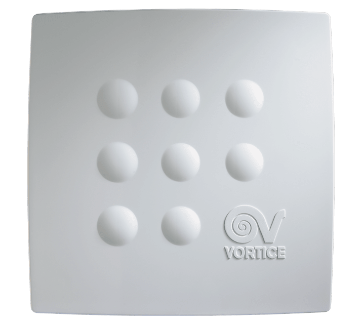 VORTICE - Micro 100 T aspiratori centrifughi in ABS bianco, motore 2 velocità, diametro 100 mm, portata 65-90 m3/h, timer 3-20 min.