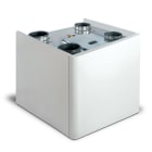 VORTICE - Vort HR 550 Avel recuperatore di calore da parete in acciaio con motoventilatori EC, scambiatore efficiente, pannello comandi e filtri ePM1.