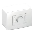 VORTICE - Trio-ca interruttore selettore velocità per installazione a parete o incasso in scatola uni503 con manopola 3 posizioni e tasto on/off.