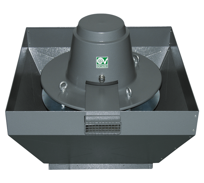 VORTICE - Torretta trm 70 ed-v 4p, aspiratori centrifughi da tetto per fumi caldi fino a 400°C, base in acciaio verniciato, motore ac monofase, 5800 m3/h.