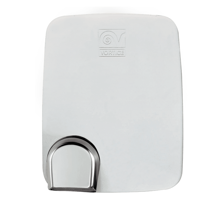 VORTICE - Metal dry automatic: asciugamani automatici e manuali con coperchio in alluminio, motore protetto, attivazione a infrarossi, sicurezza IMQ.